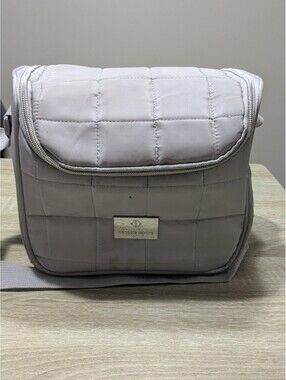 Nanette Lepore Quilted Insulated Lunch Bag Cooler Gray